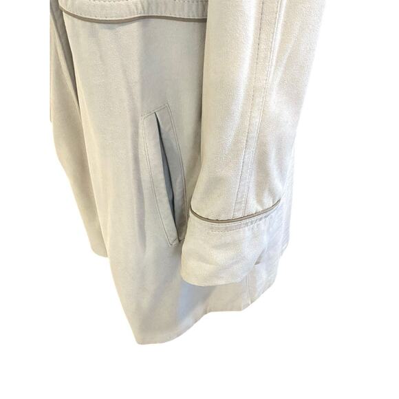 Vintage Forecaster Of Boston Coat Womens 11/12 Cream Classic Lined Pockets - Picture 6 of 9